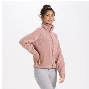 Vuori Alpine Sherpa Jacket in Light Terracotta